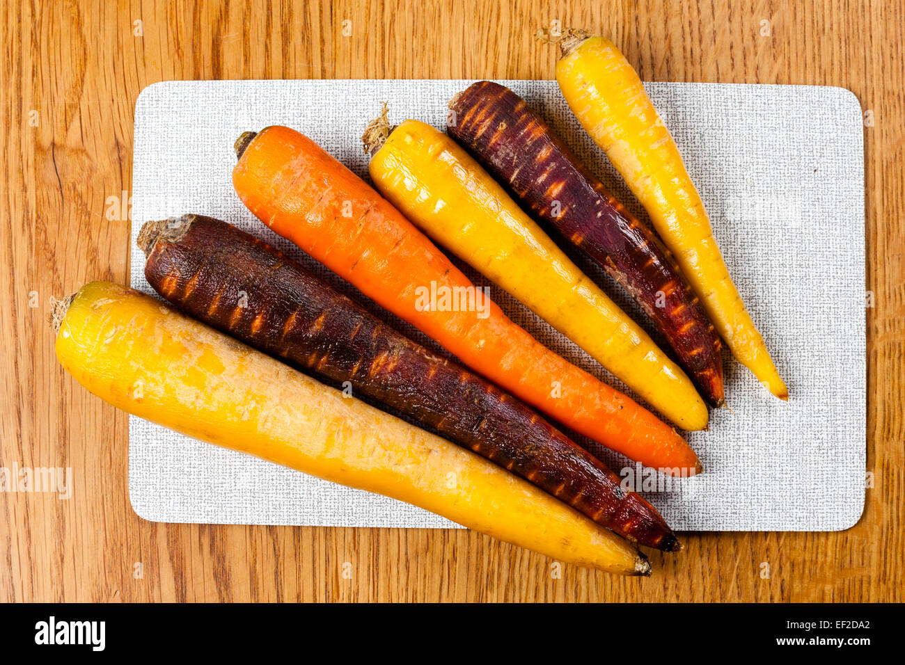 Multicolour Carrots Stock Photo