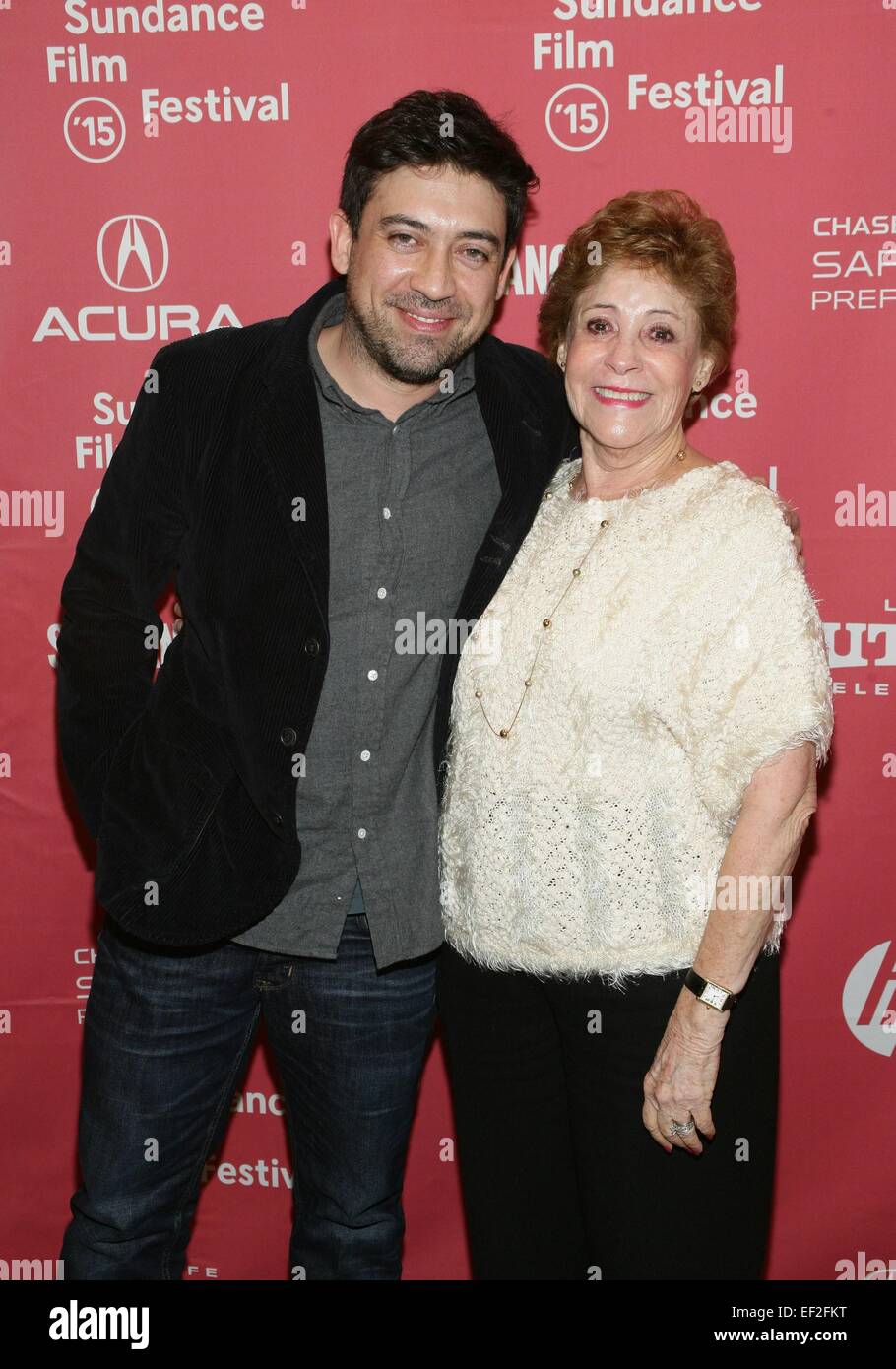 Park City, UT, USA. 25th Jan, 2015. Alfonso Gomez-Rejon, Beti (Mother