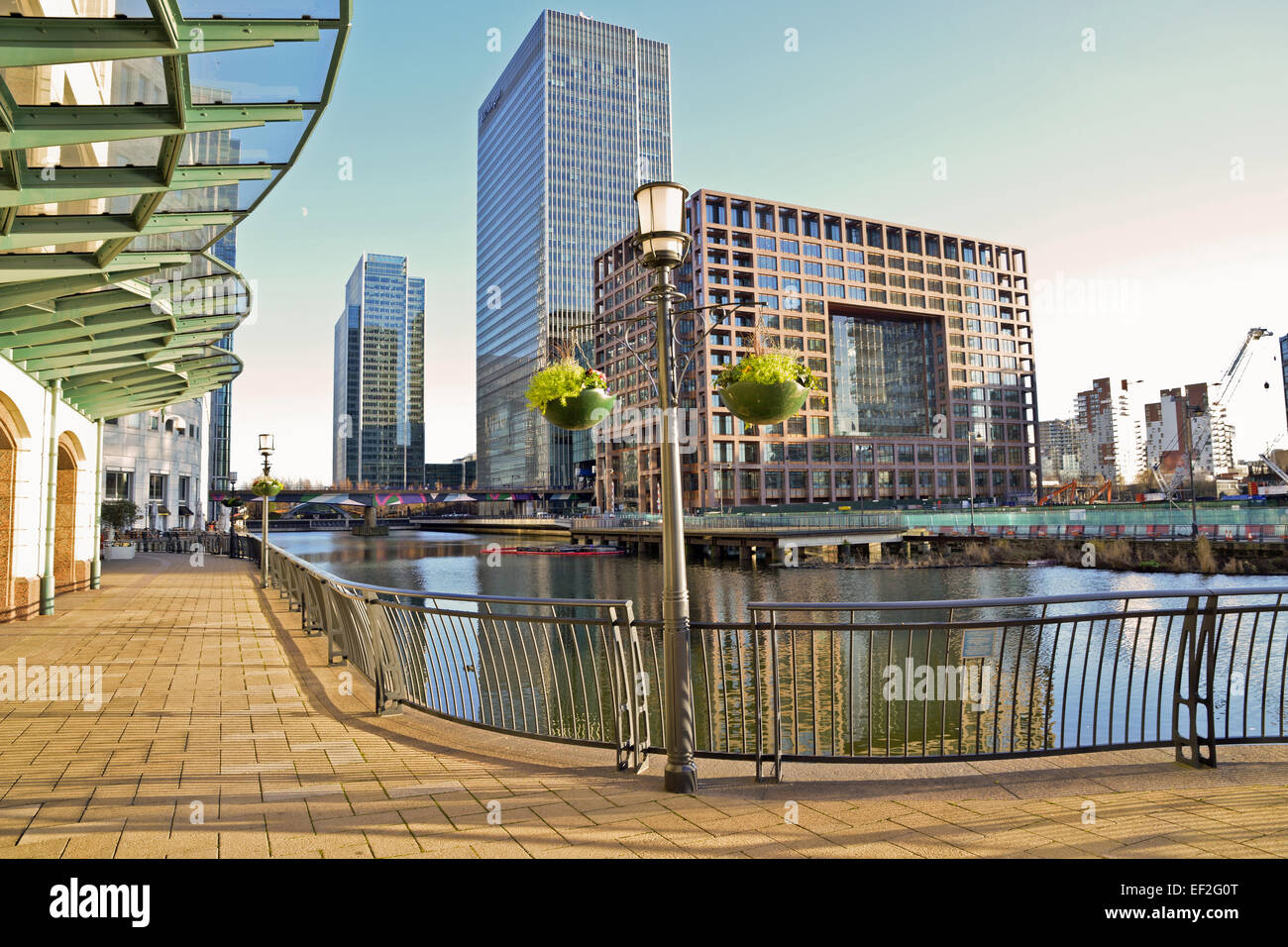 Office buildings at canary wharf London UK Stock Photo - Alamy