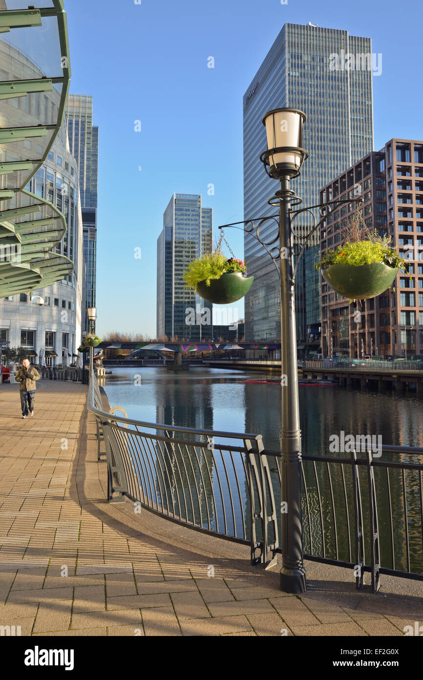 Office buildings at canary wharf London UK Stock Photo - Alamy