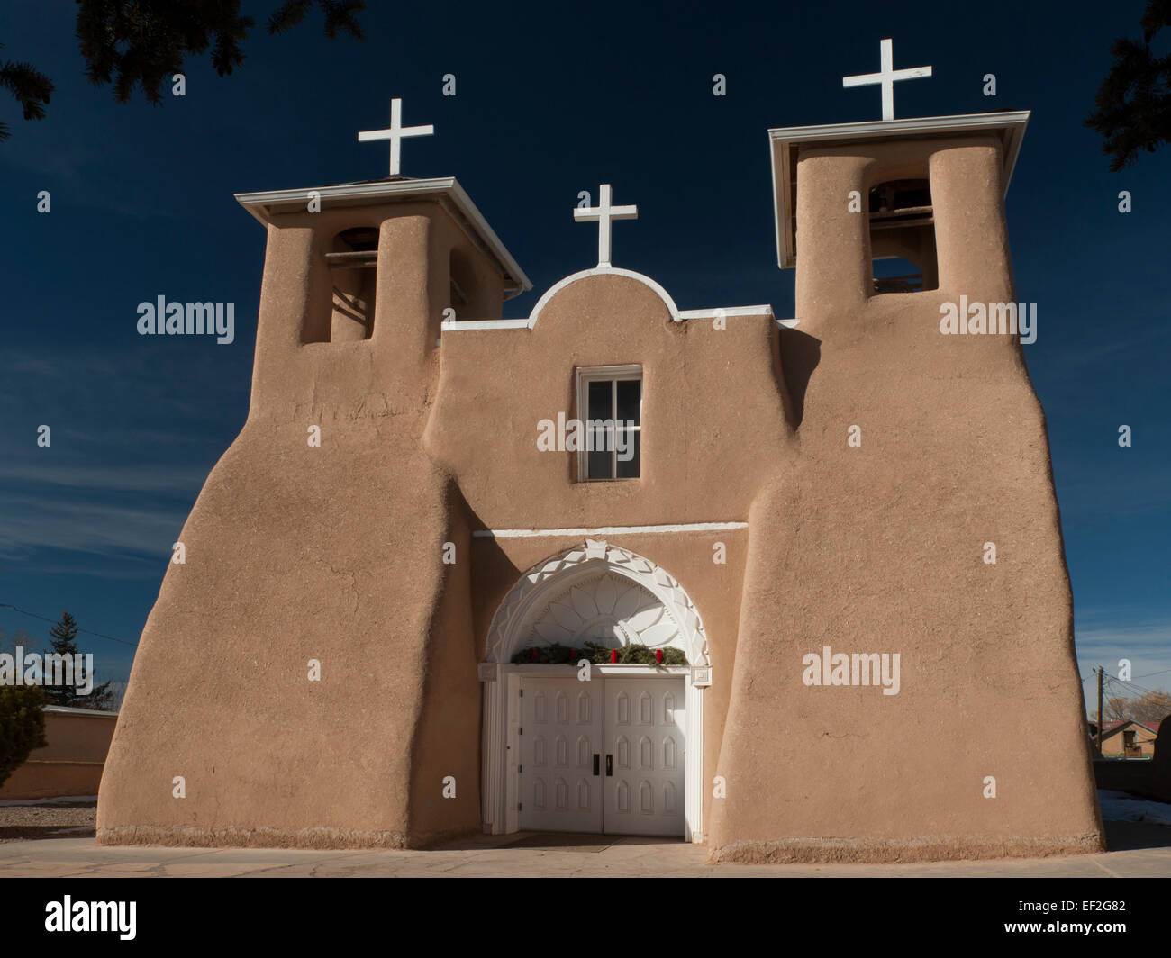 The San Francisco De Asis Church near Taos, New Mexico Stock Photo