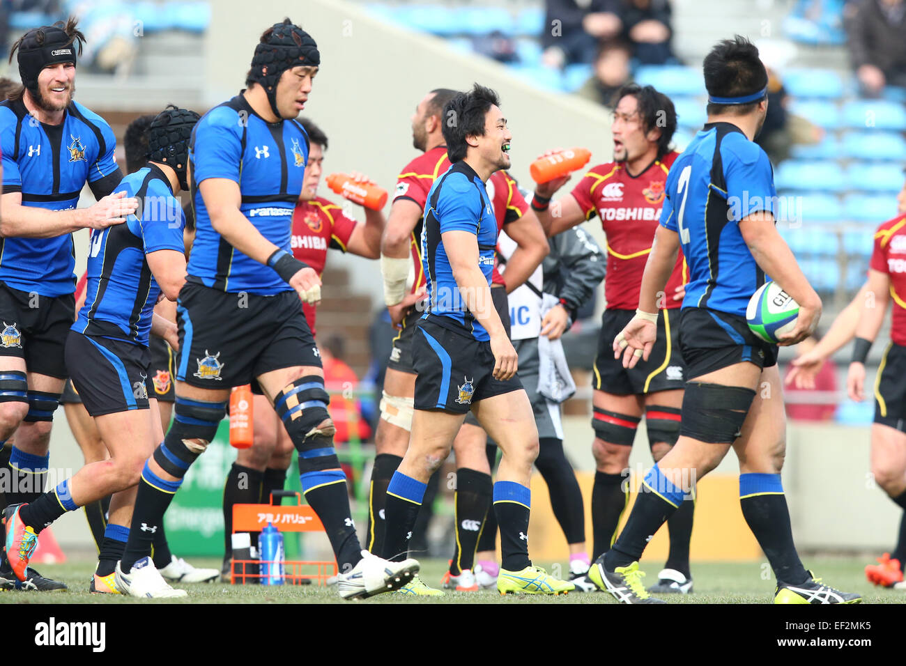 Panasonic Wild Knights team group (Panasonic), JANYUARY 25, 2015 Rugby Japan Rugby Top