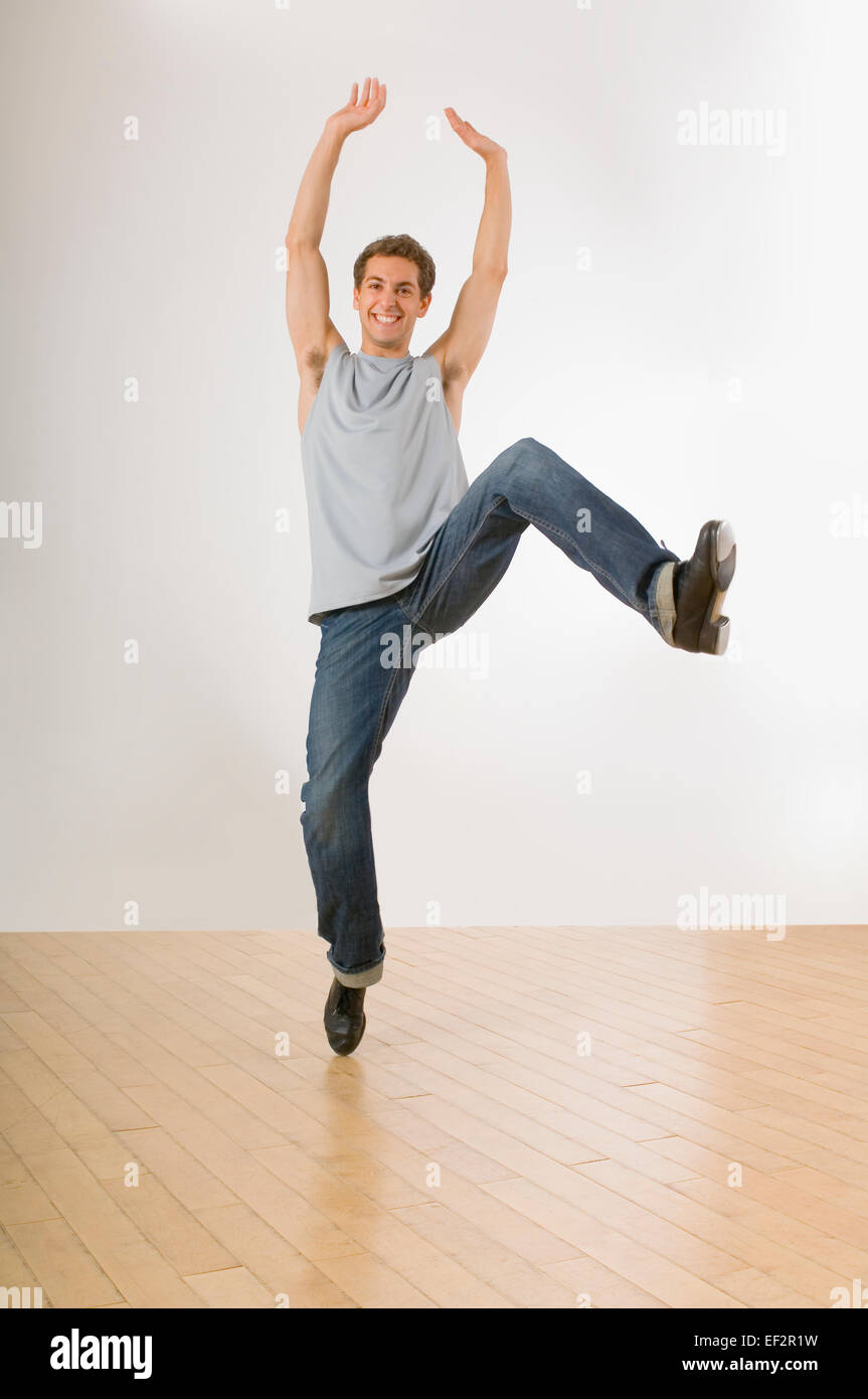 Male tap dancer Stock Photo - Alamy