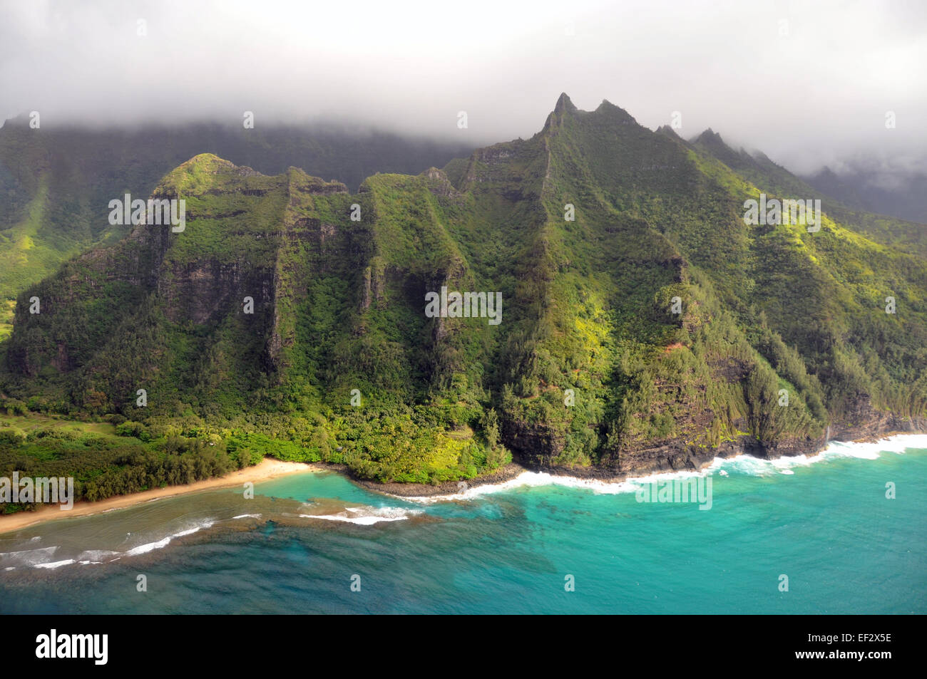 Aerial view of kauai hi-res stock photography and images - Alamy