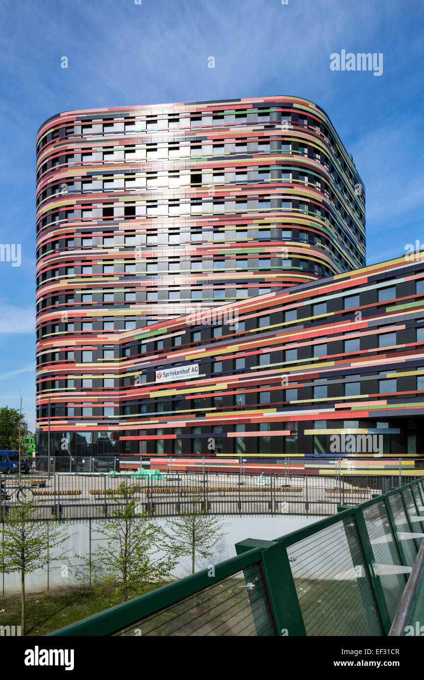 Ministry of Urban Development and Environment of the Free and Hanseatic City of Hamburg, architects Sauerbruch and Hutton, a Stock Photo