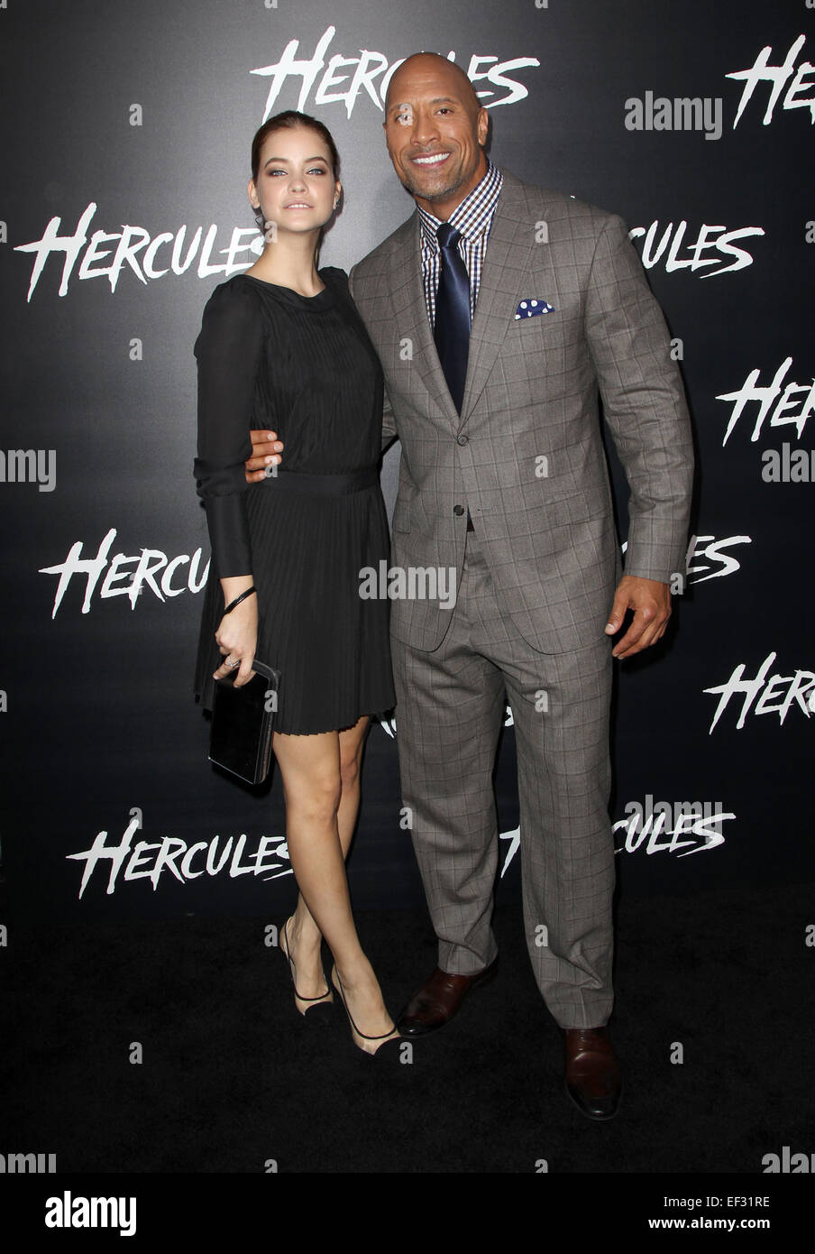 Premiere Of Paramount Pictures' Hercules Featuring: Barbara Palvin,Dwayne  Johnson Where: Hollywood, California, United States When: 24 Jul 2014 Stock  Photo - Alamy