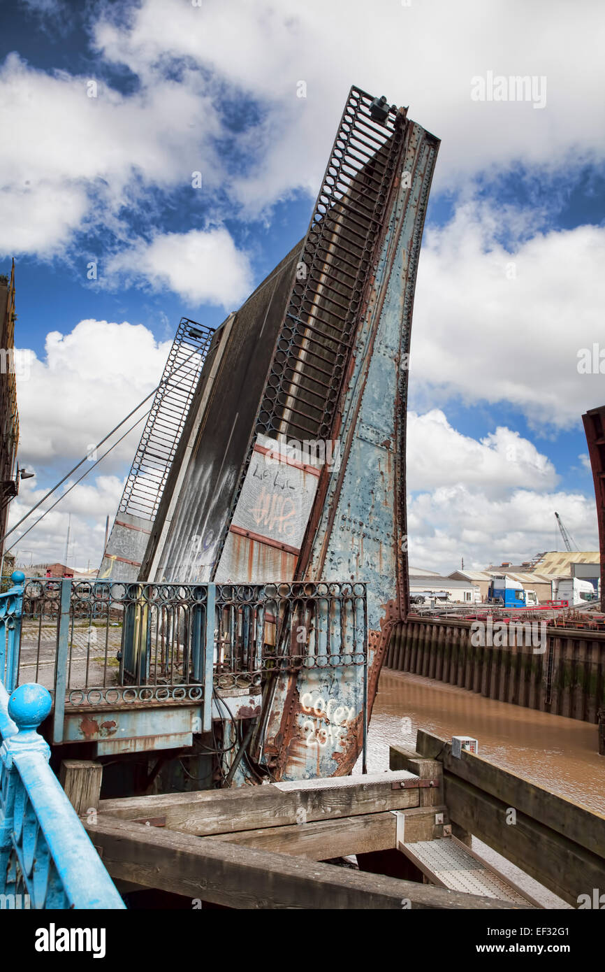 Scott Street Bridge Hull Humberside Stock Photo