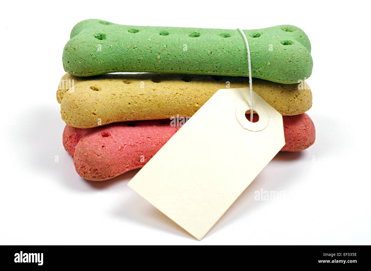 dog biscuits and tag Stock Photo Alamy