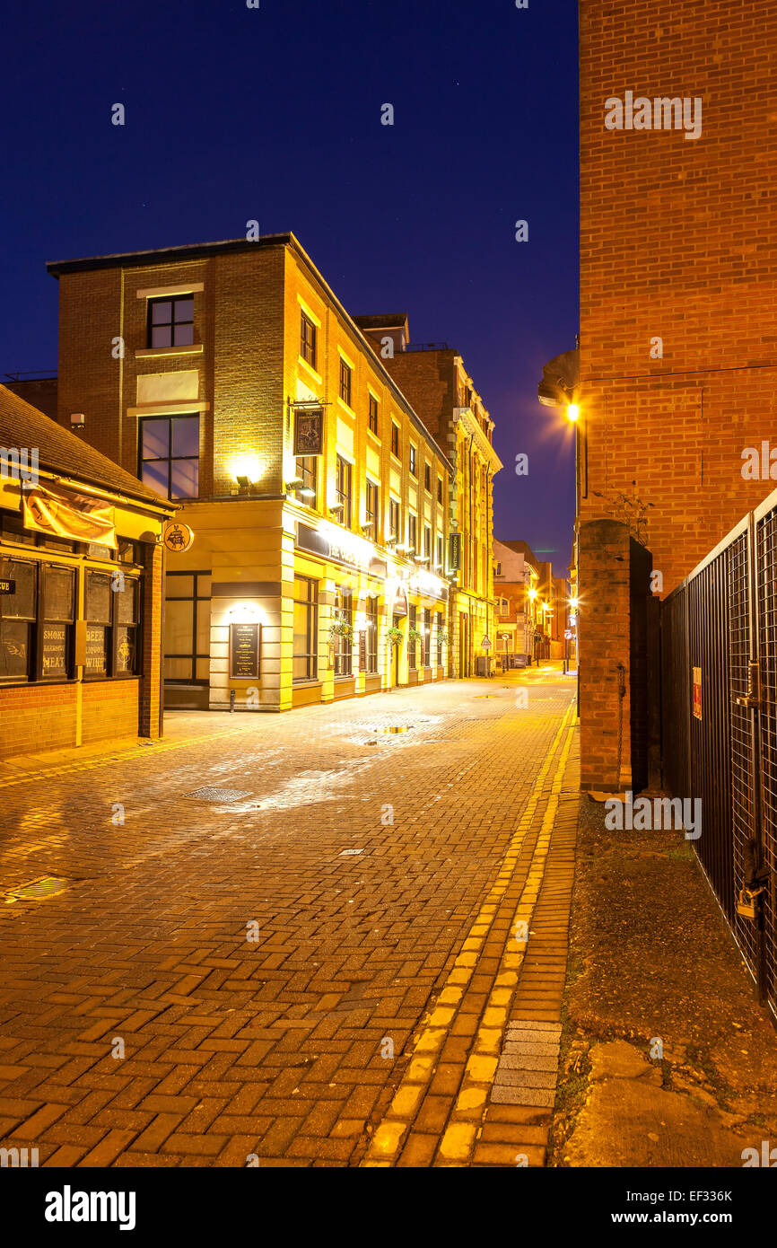 The Smoke Pit Restaurant and The Cordwainer Northampton in the Ridings Northampton Stock Photo