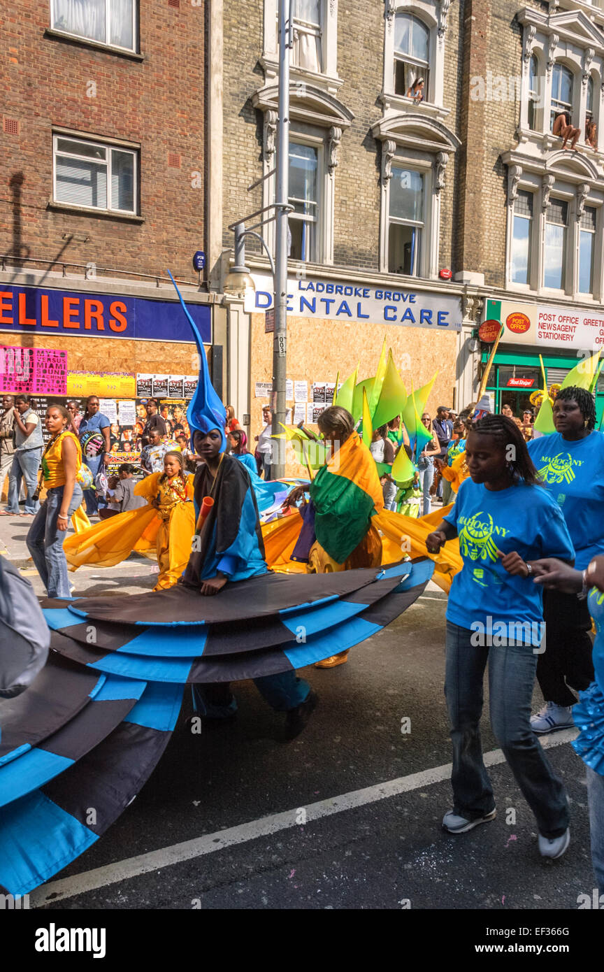 LONDON UK August 28th 2005 Children Take Part In The Parade Of The 