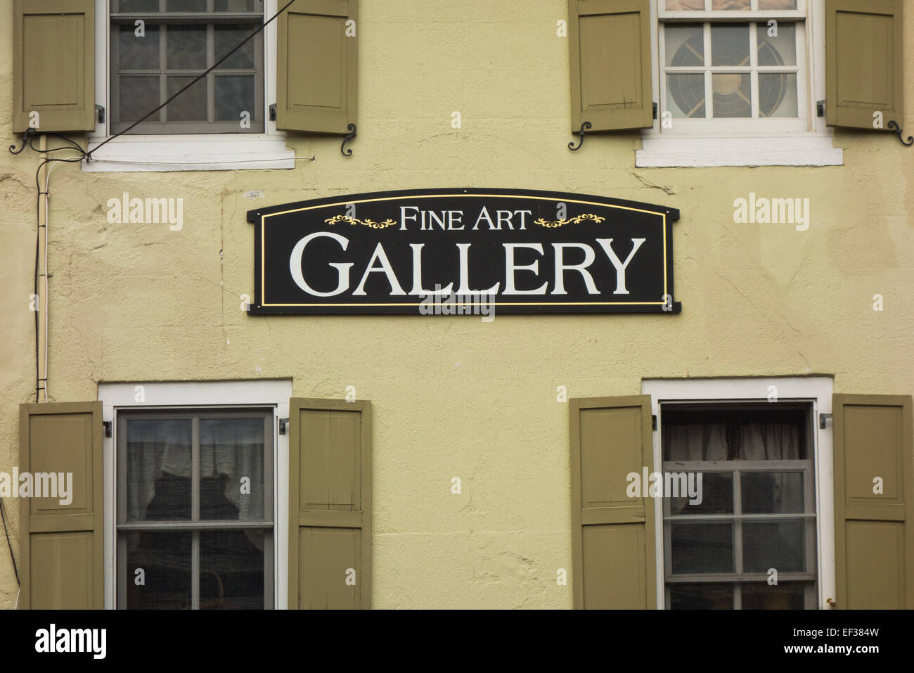 fine art gallery Lambertville New Jersey Stock Photo Alamy