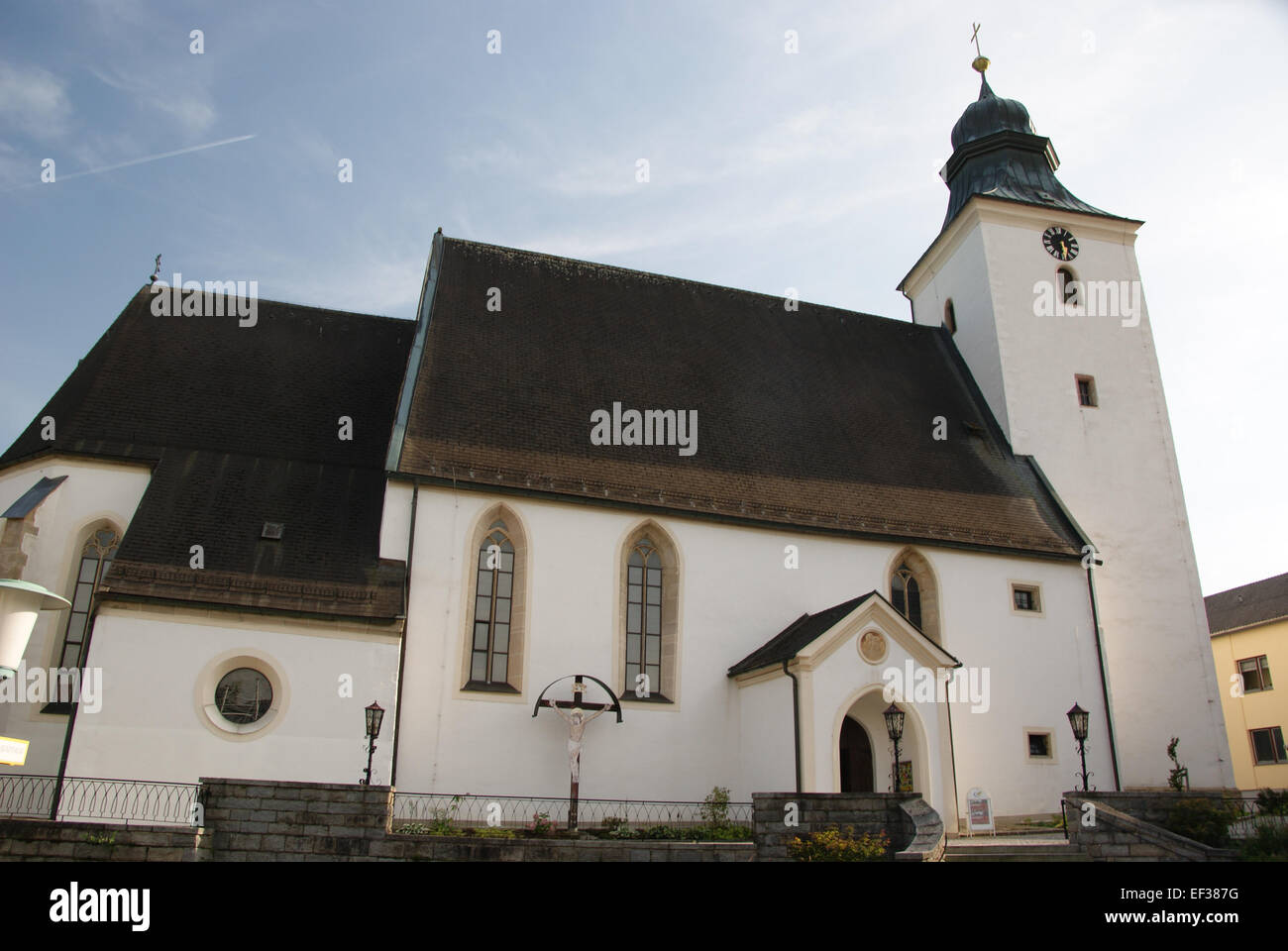 Gutau Pfarrkirche Stock Photo