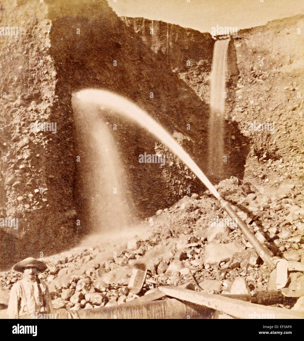 Hydraulic gold mine hires stock photography and images Alamy