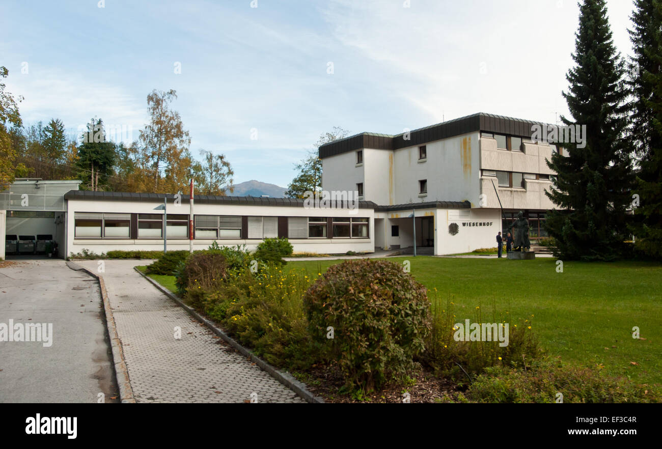 Absam The Polizeischule Wiesenhof in Absam, Austria, serves as a police ...