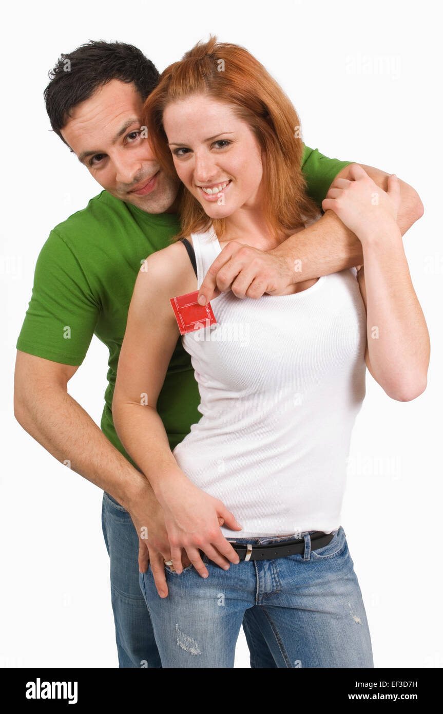 Couple embracing Stock Photo
