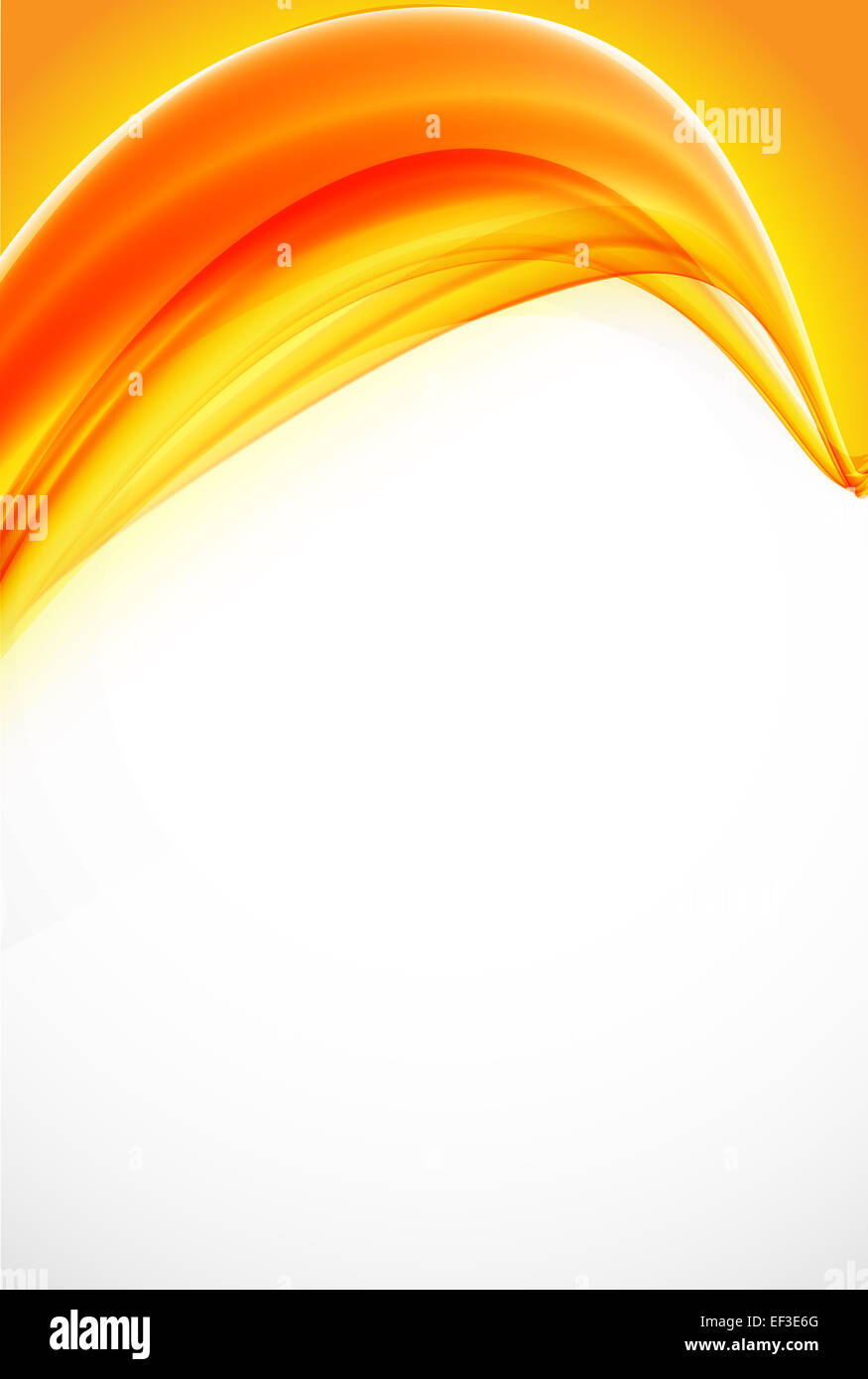 Abstract vector yellow wave template hi-res stock photography and ...