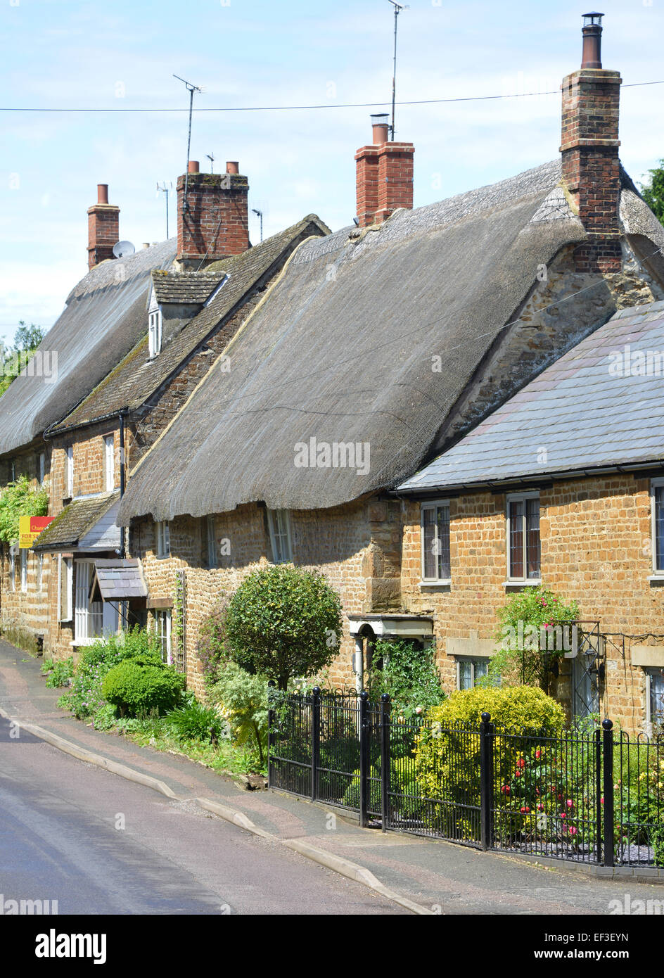 Cottages, Netting Street, Hook Norton, Oxfordshire Stock Photo Alamy