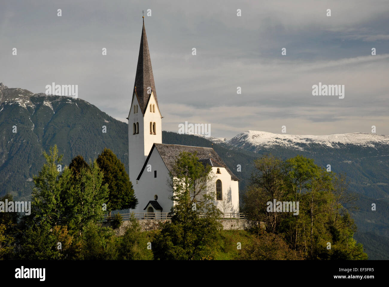 Weerberg, alte Pfarrkirche Stock Photo