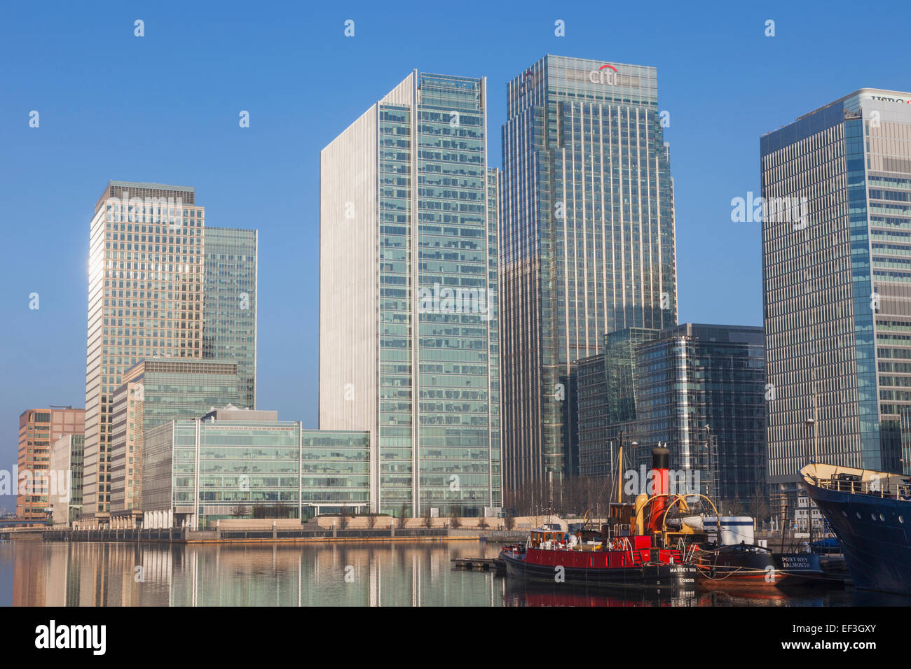 England, London, Docklands, Canary Wharf Stock Photo - Alamy