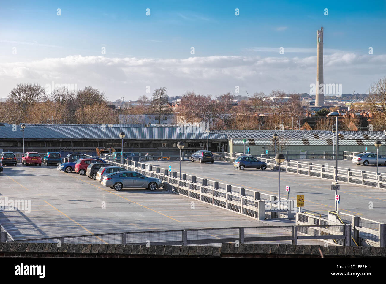 Northampton station car park Stock Photo 78141001 Alamy