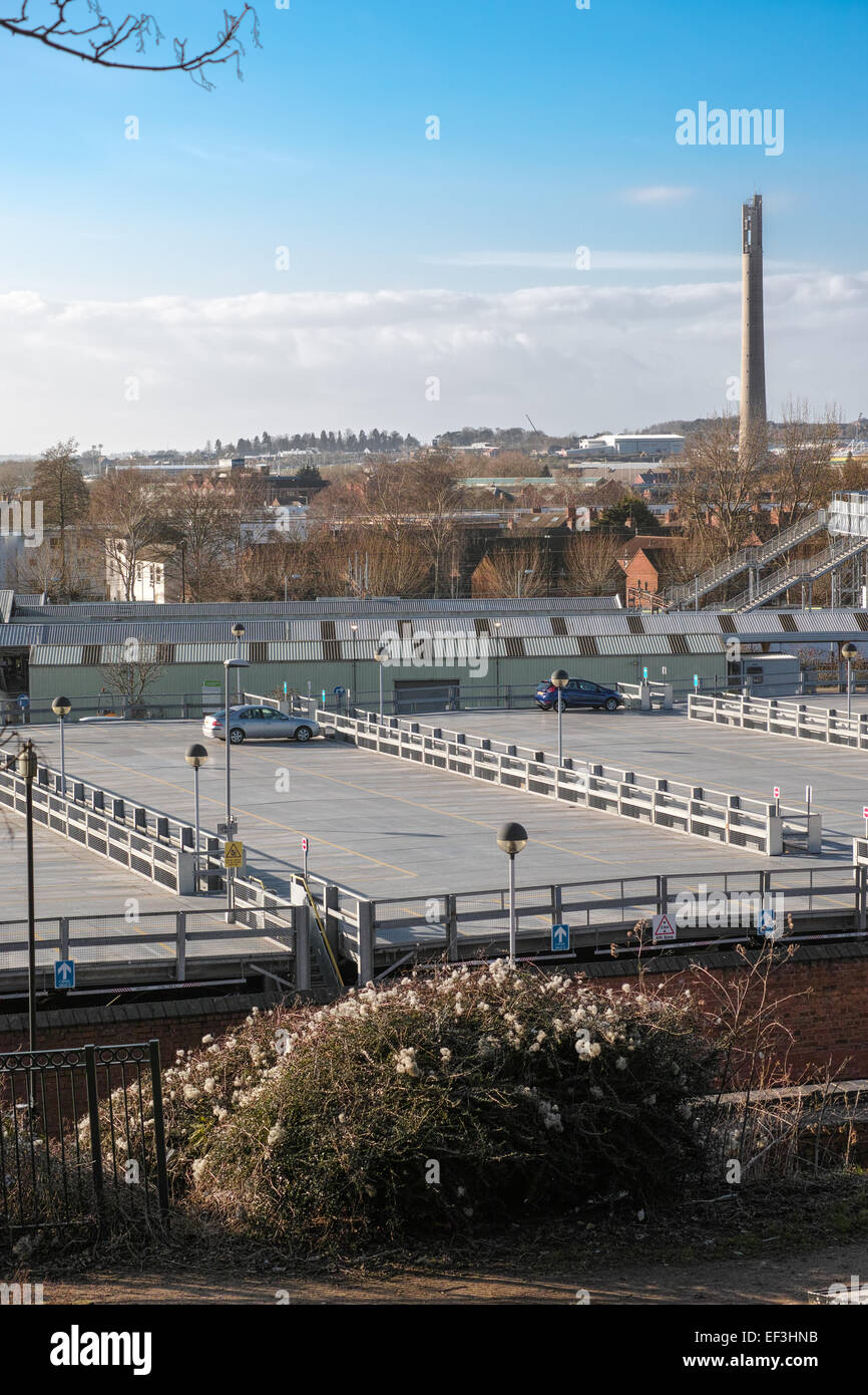 Northampton station car park Stock Photo Alamy