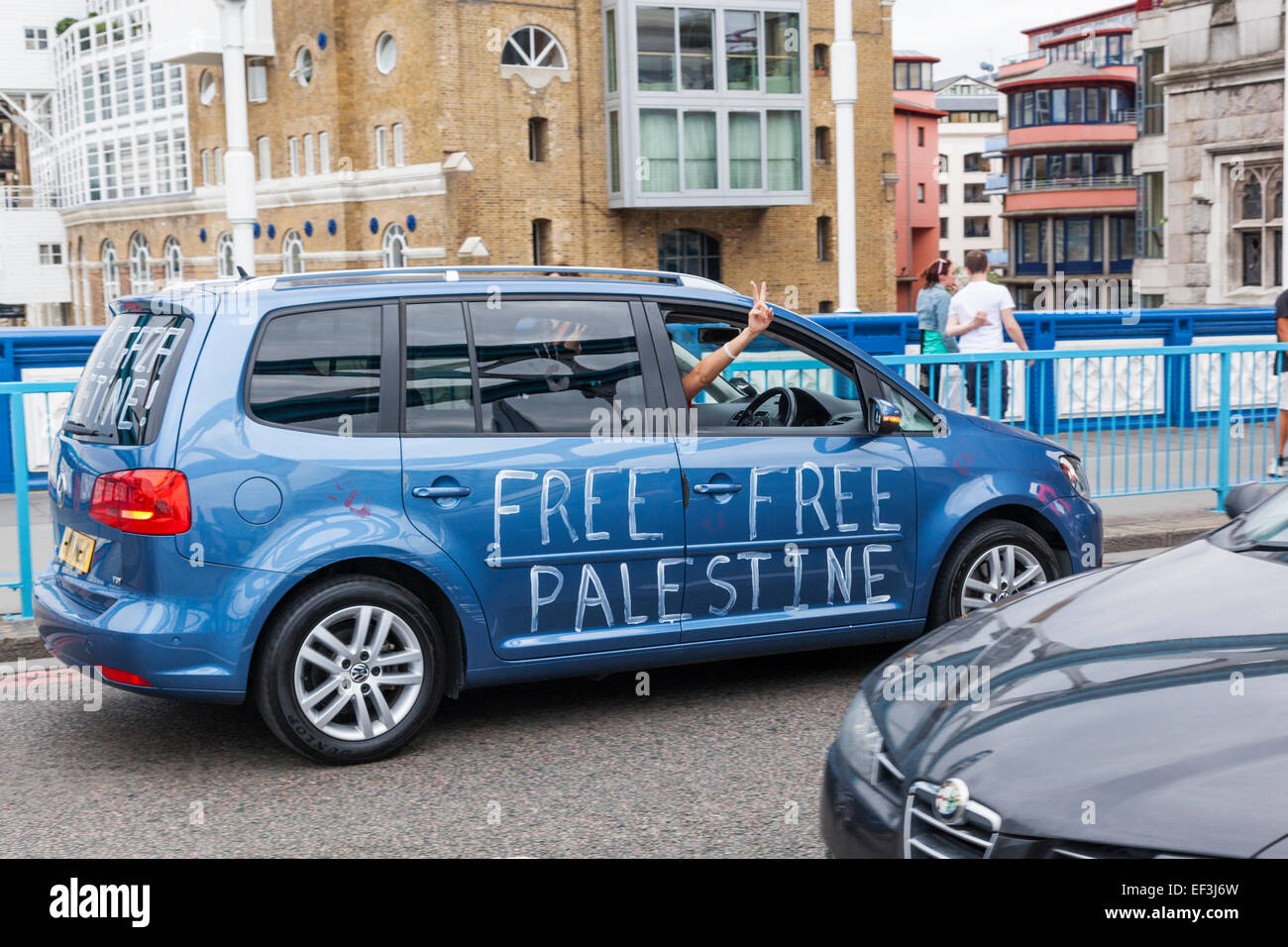 England, London, Free Palestine Demonstrators Stock Photo - Alamy