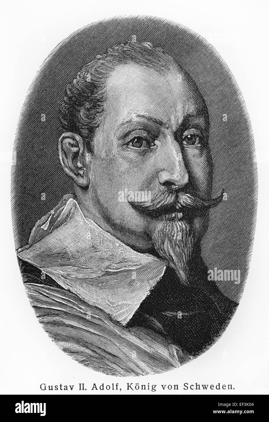 Gustavus Adolphus of Sweden Stock Photo