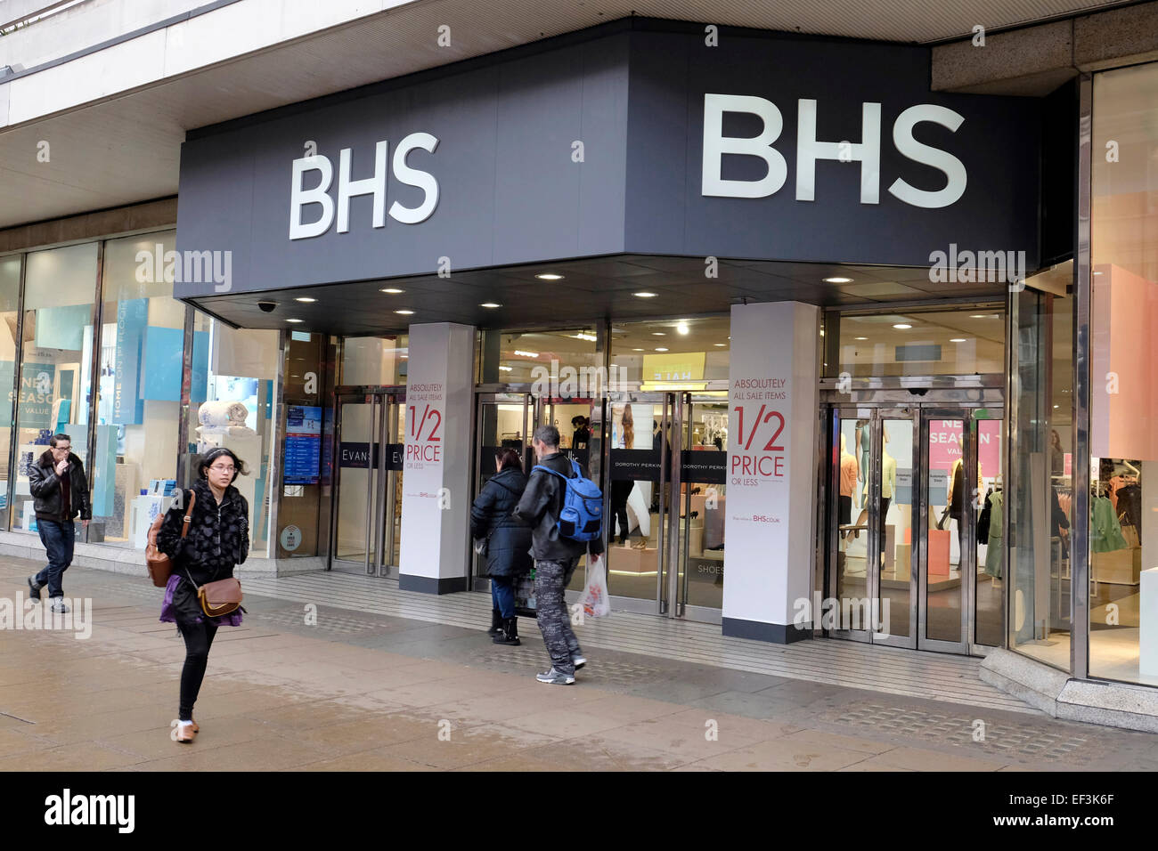A general view of BHS store on Oxford Street, London Stock Photo