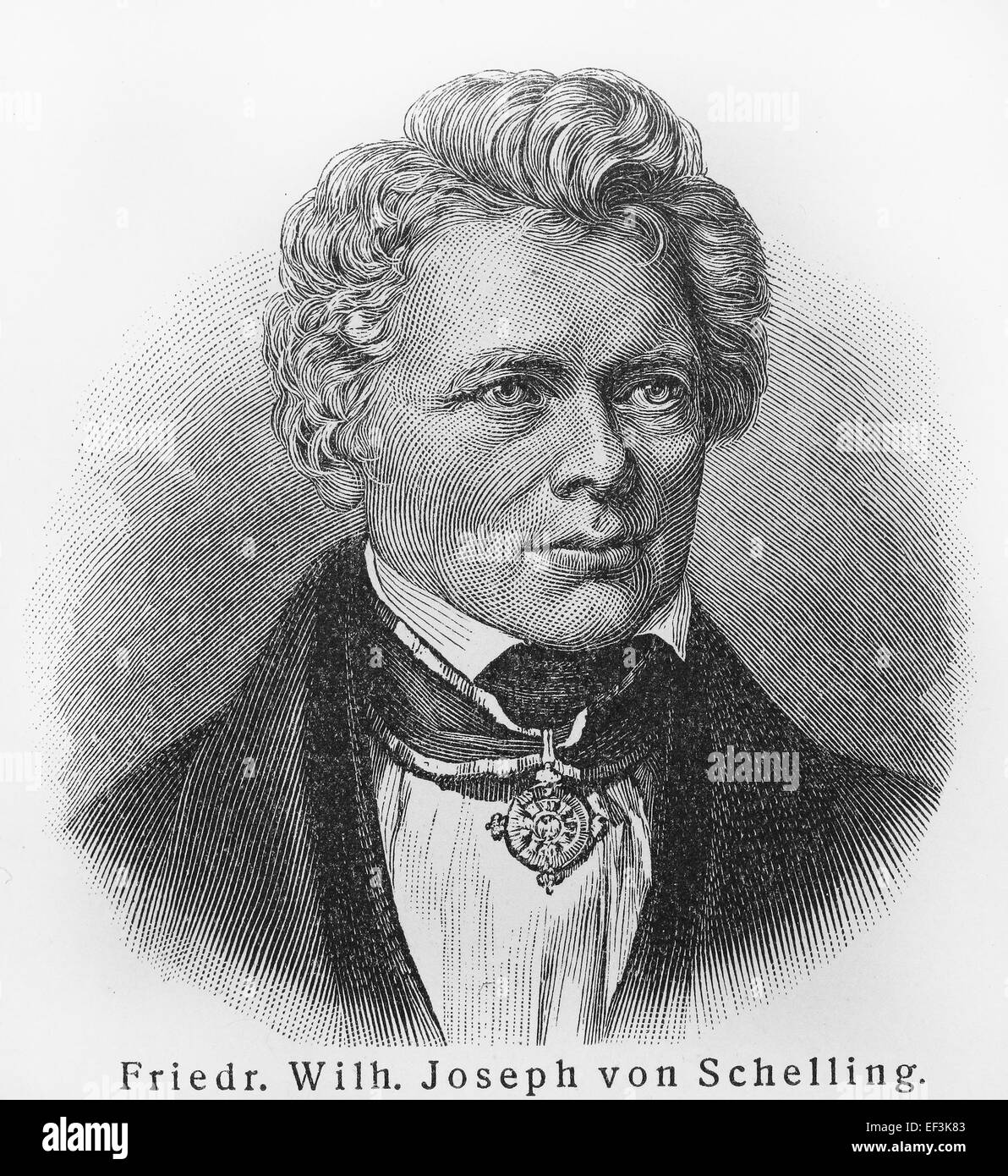 Friedrich Wilhelm Joseph Schelling Stock Photo