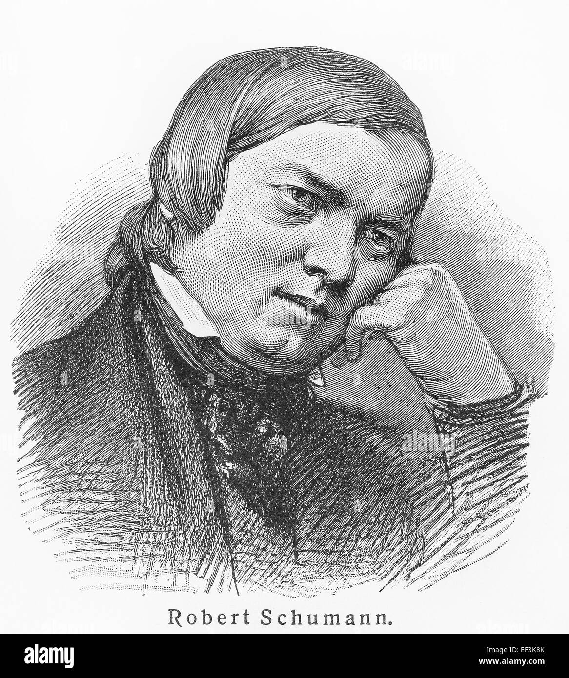 Robert Schumann Stock Photo