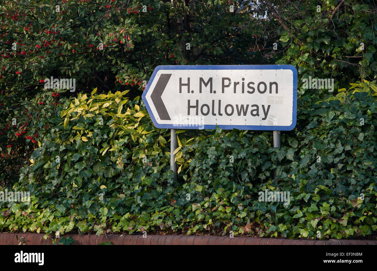 General View GV of HM Prison Holloway, Parkhurst Road, London N7 0NU Stock Photo