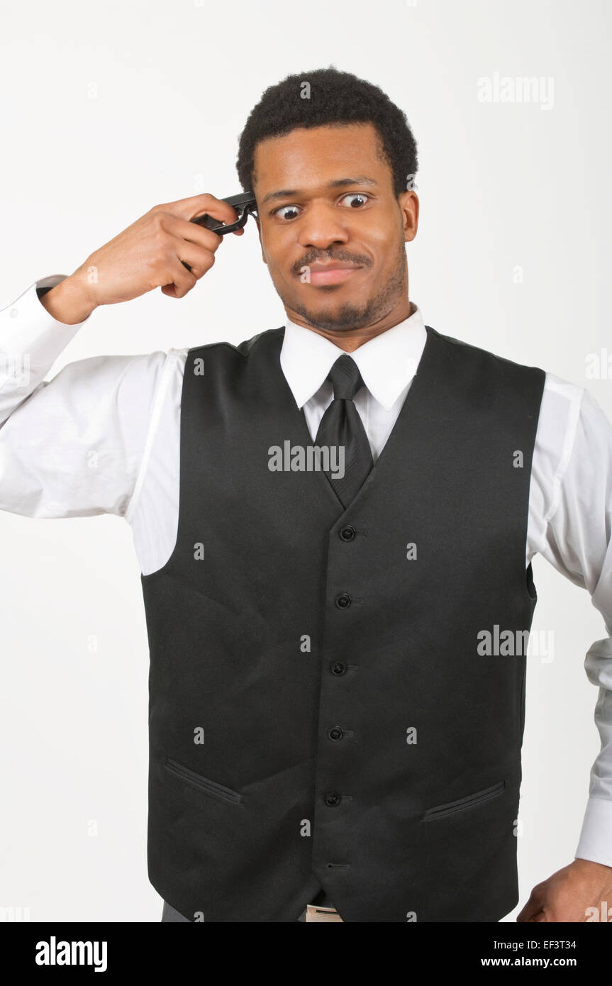 Gun head shot hires stock photography and images Alamy