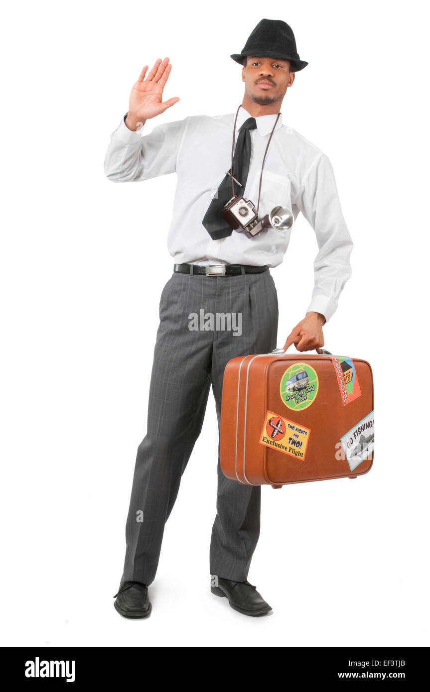 Man carrying luggage hotsell