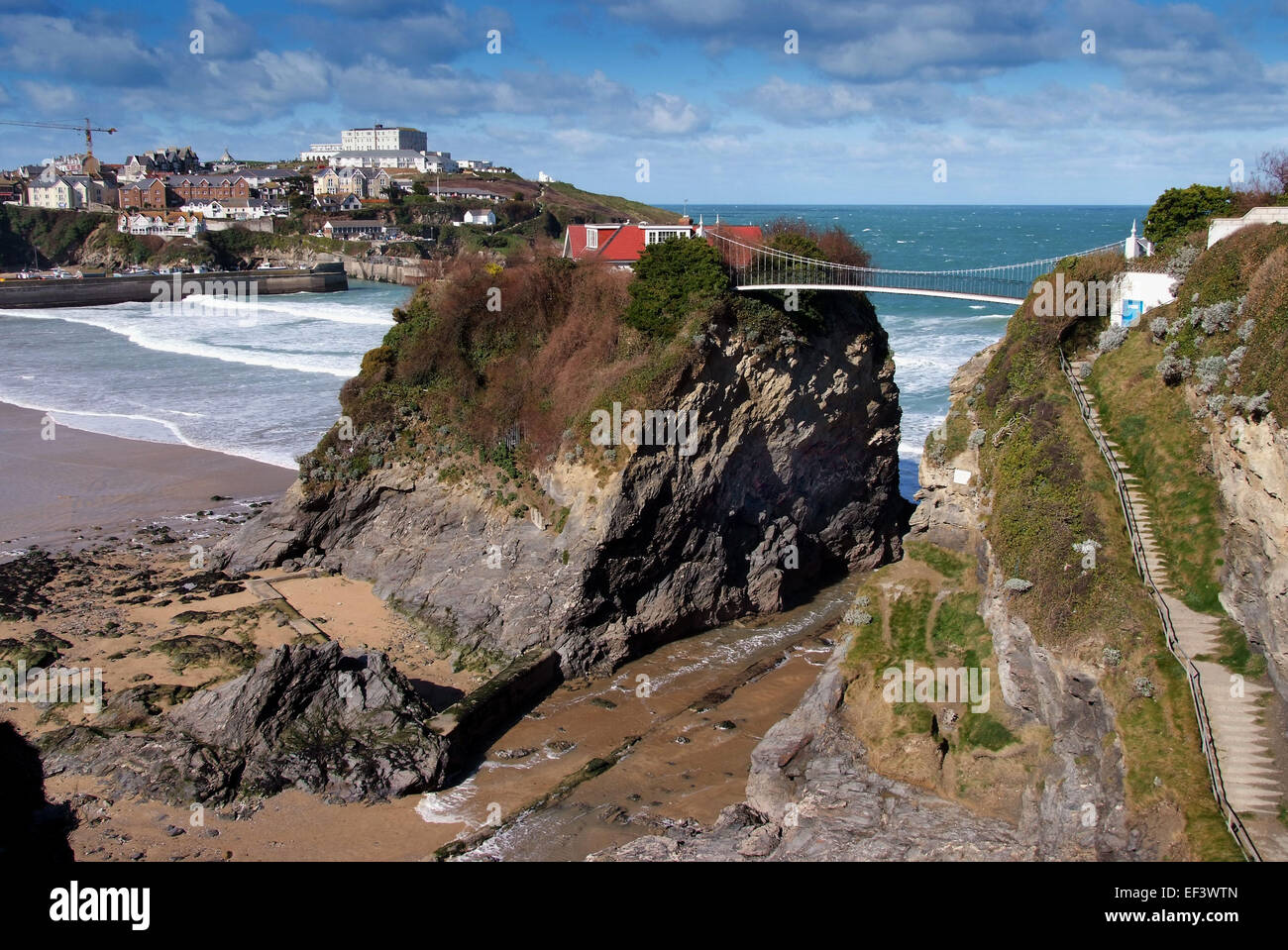 Newquay house on rock hires stock photography and images Alamy