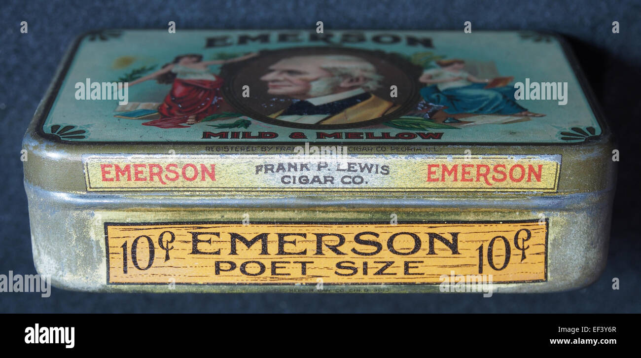 Vintage tobacco tins hi-res stock photography and images