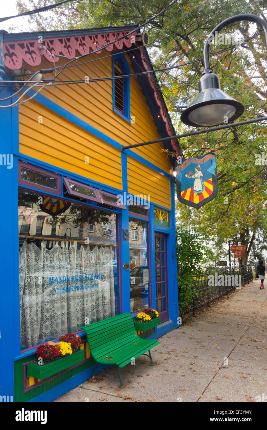 street scene Lambertville New Jersey NJ Stock Photo Alamy