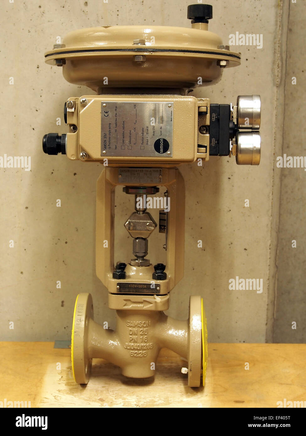 Samson valve model 3767, pic1 Stock Photo Alamy