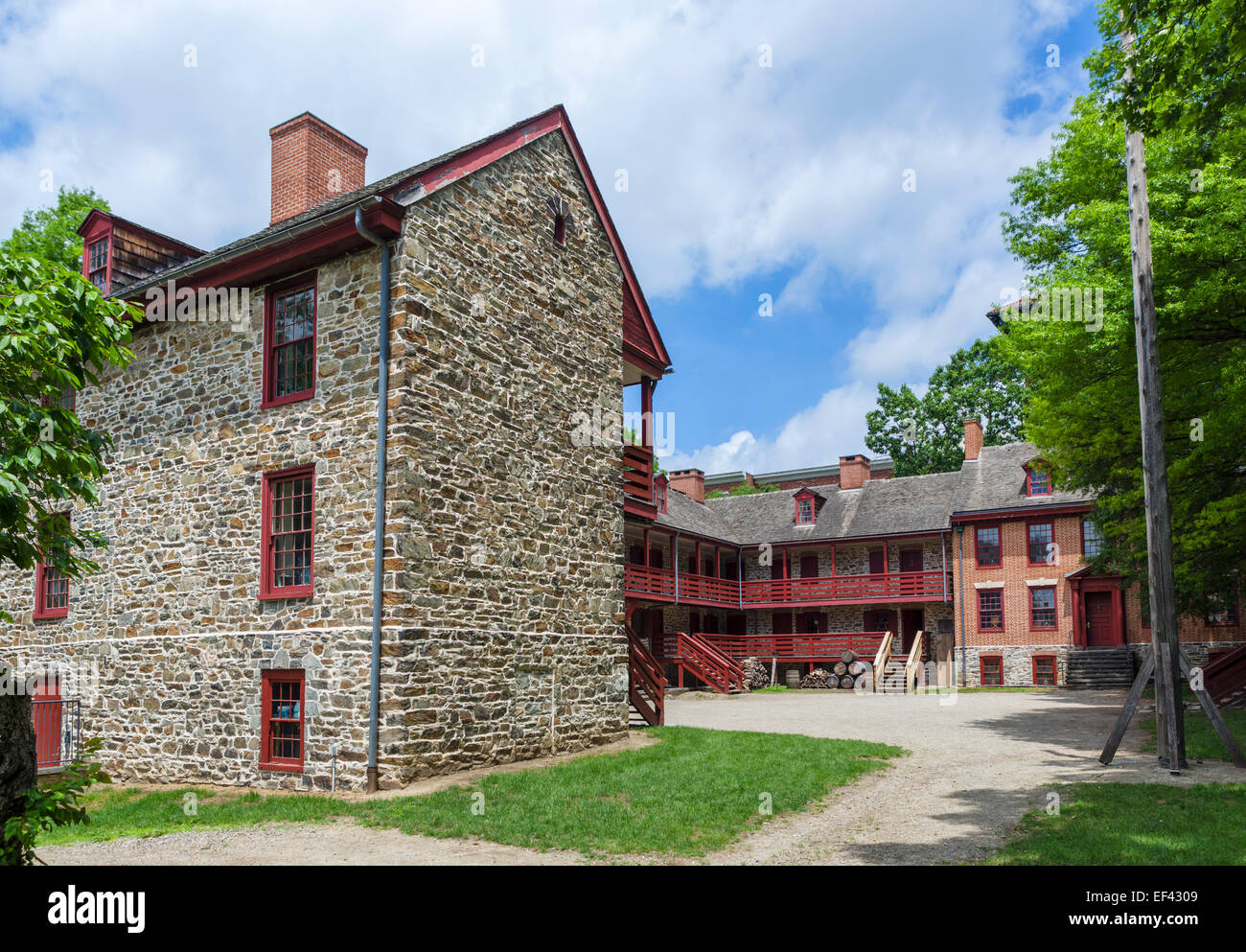 The Old Barracks Museum, Trenton, New Jersey, USA Stock Photo