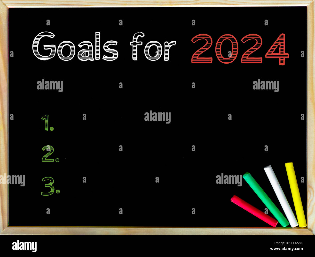 goals-for-2024-vintage-chalk-text-on-blackboard-colored-chalk-in-the