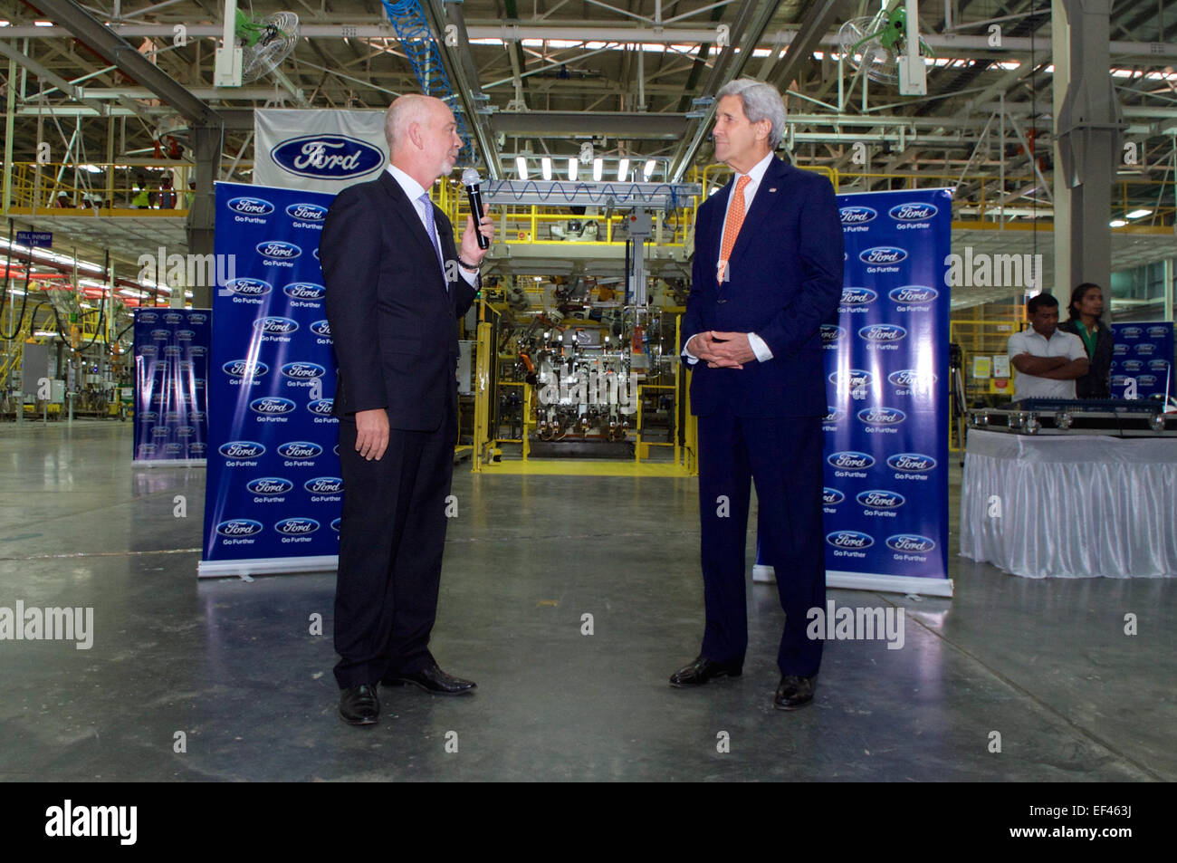 Nigel Harris The President Of Ford India Introduces U S