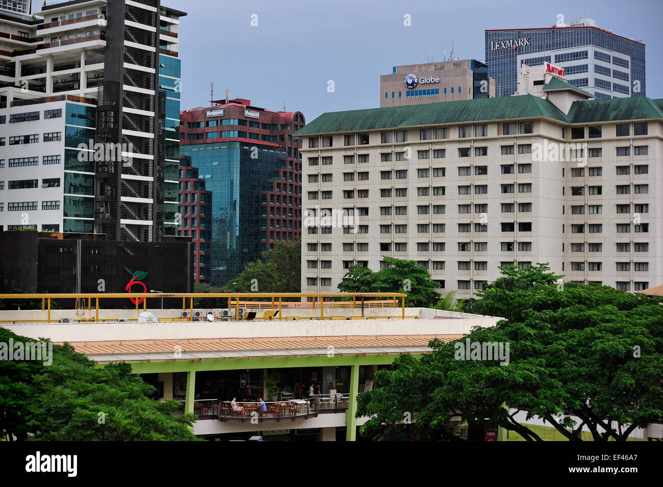 Mdct Building Cebu Business District from Ayala Center Philippines Stock Photo - Alamy