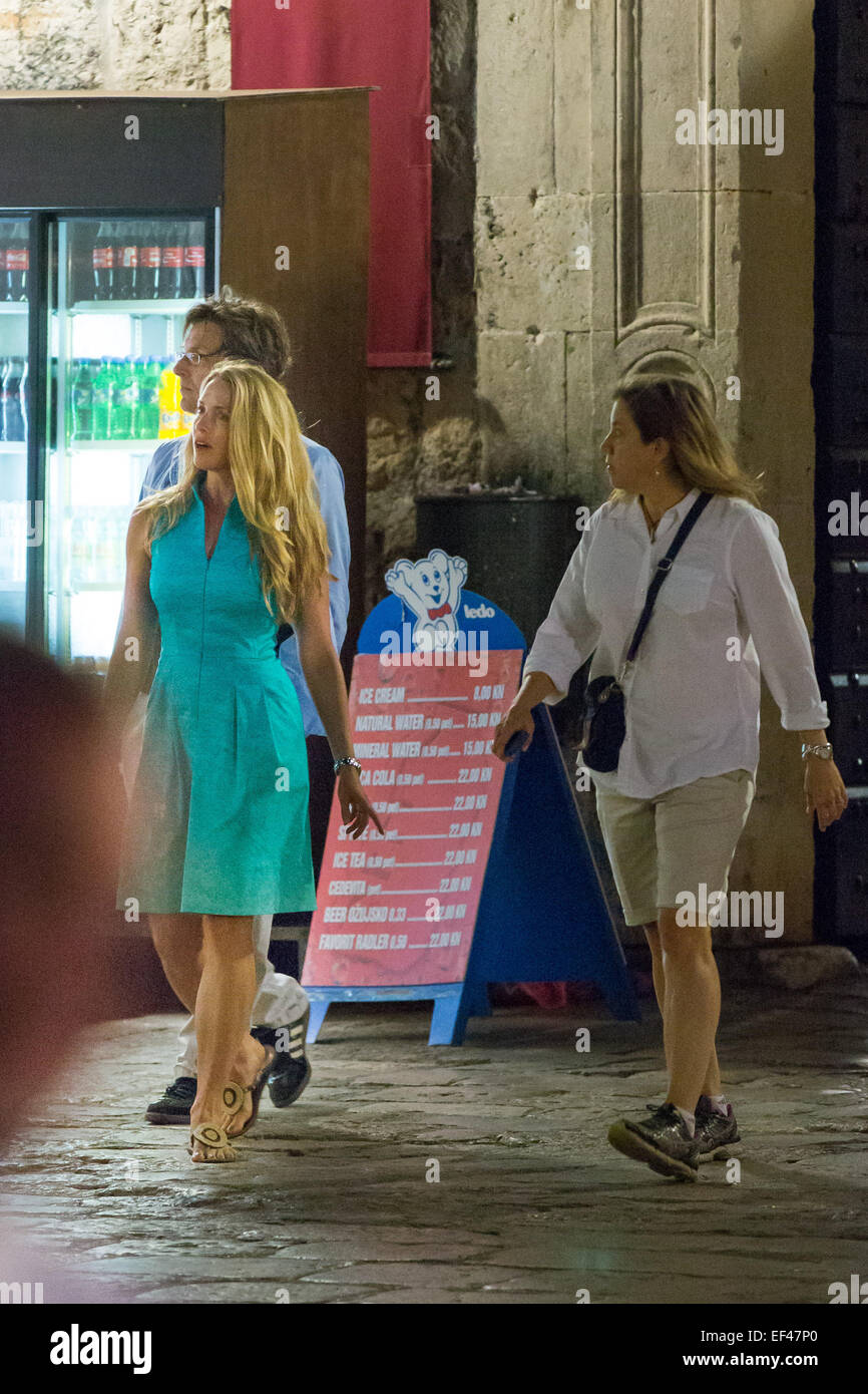 Steve Jobs' widow, Laurene Powell Jobs with family and friends on