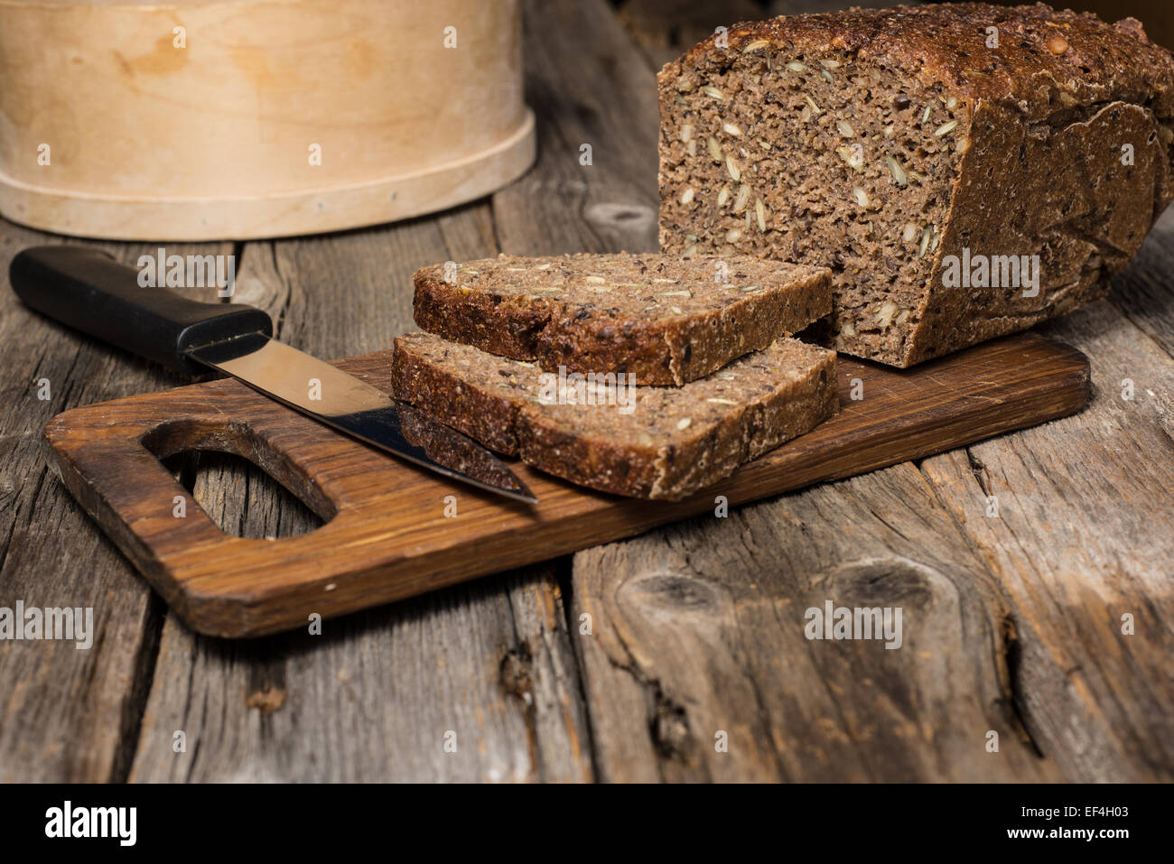 Wholemeal bread Stock Photo
