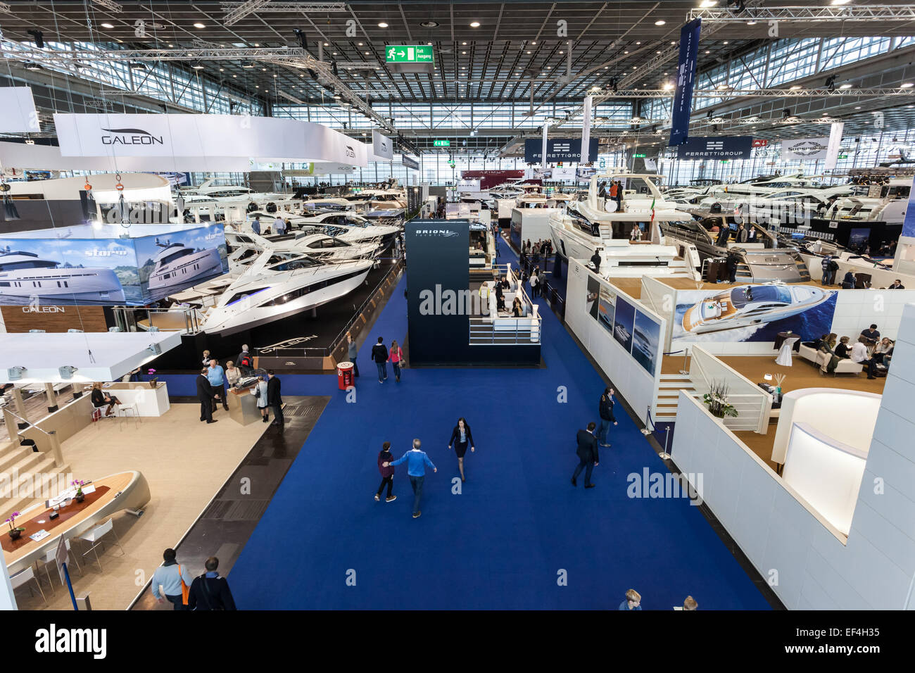 boot Duesseldorf 2015 - the worlds biggest yachting and water sports exhibition. January 25, 2015 in Duesseldorf, Germany Stock Photo