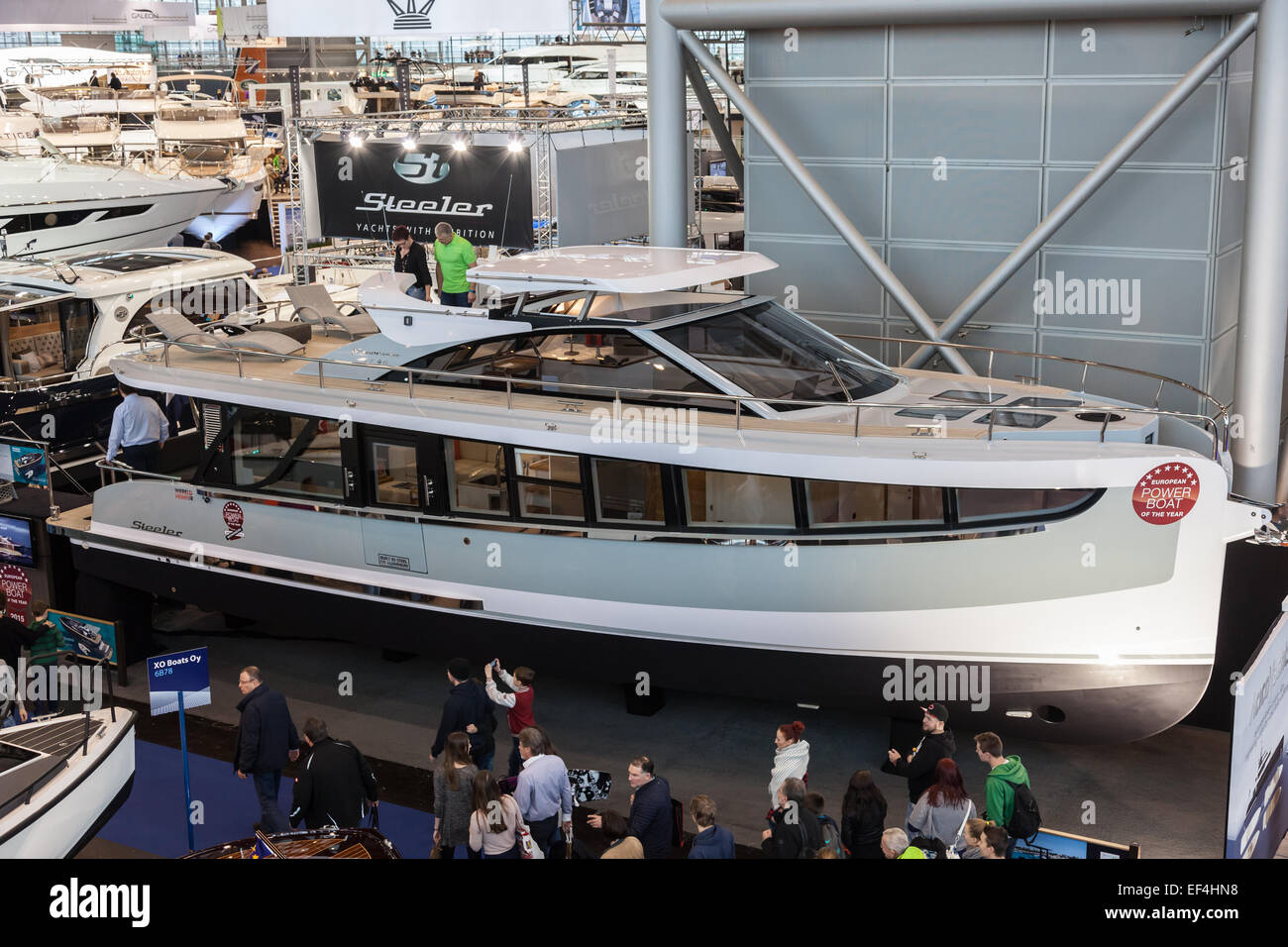 boat Duesseldorf 2015 - the worlds biggest yachting and water sports exhibition Stock Photo