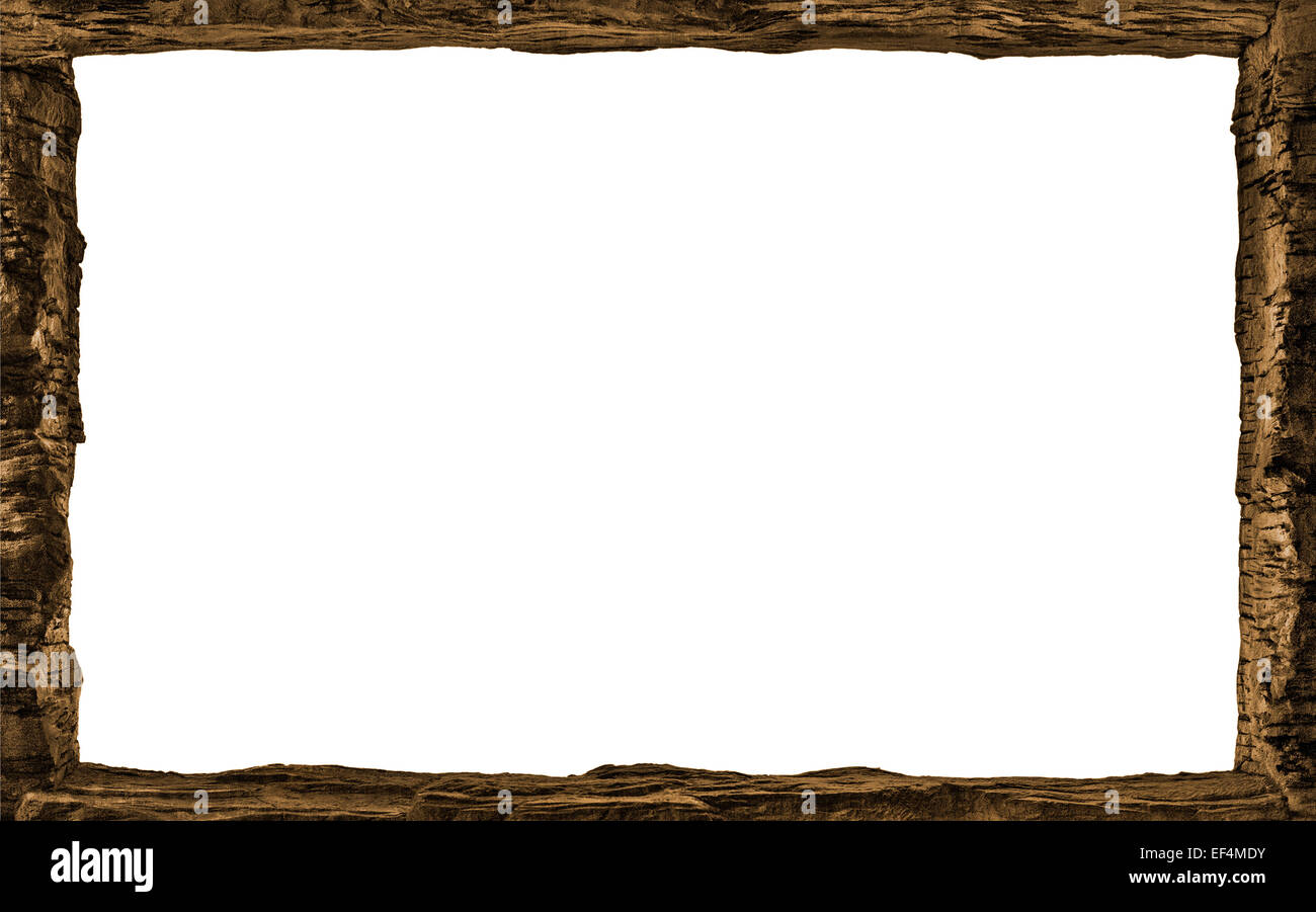 wild stone frame Stock Photo