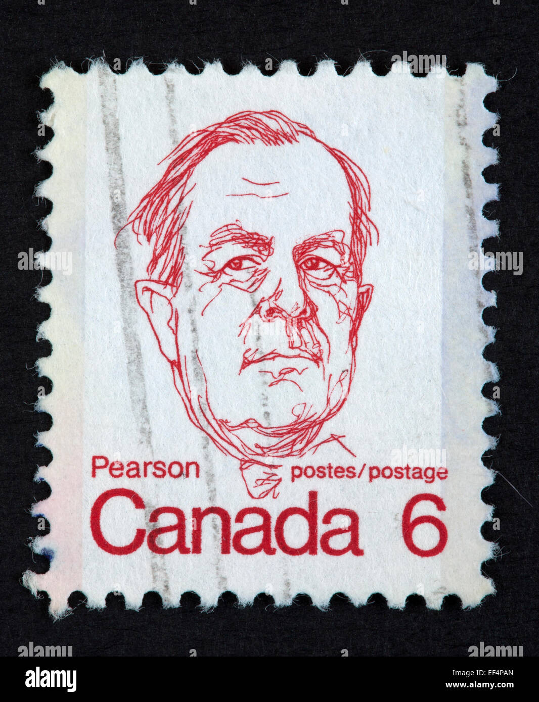 Canadian postage stamp Stock Photo Alamy