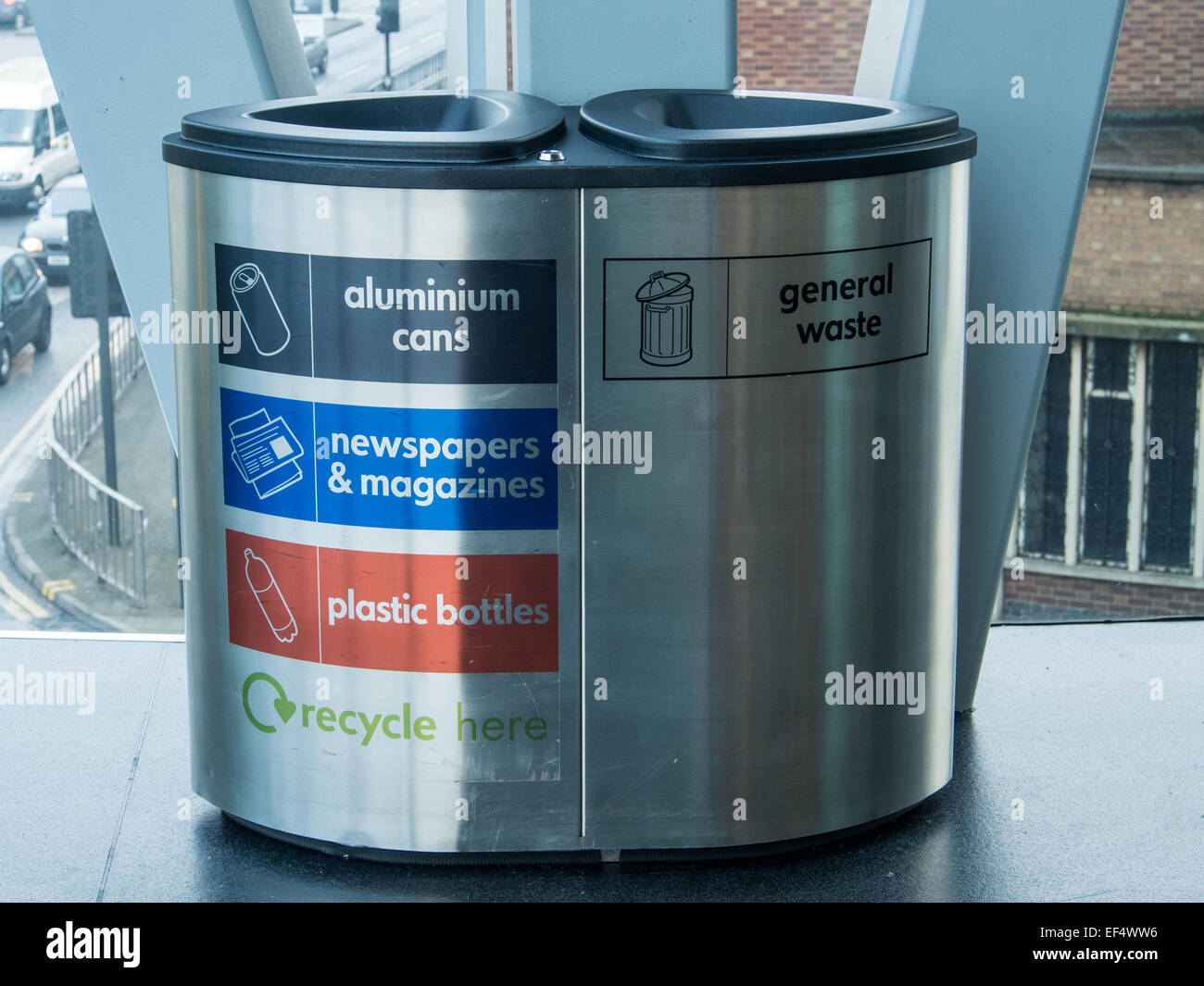 HIGHCROSS SHOPPING CENTRE, LEICESTER, ENGLAND JANUARY 2015 A view