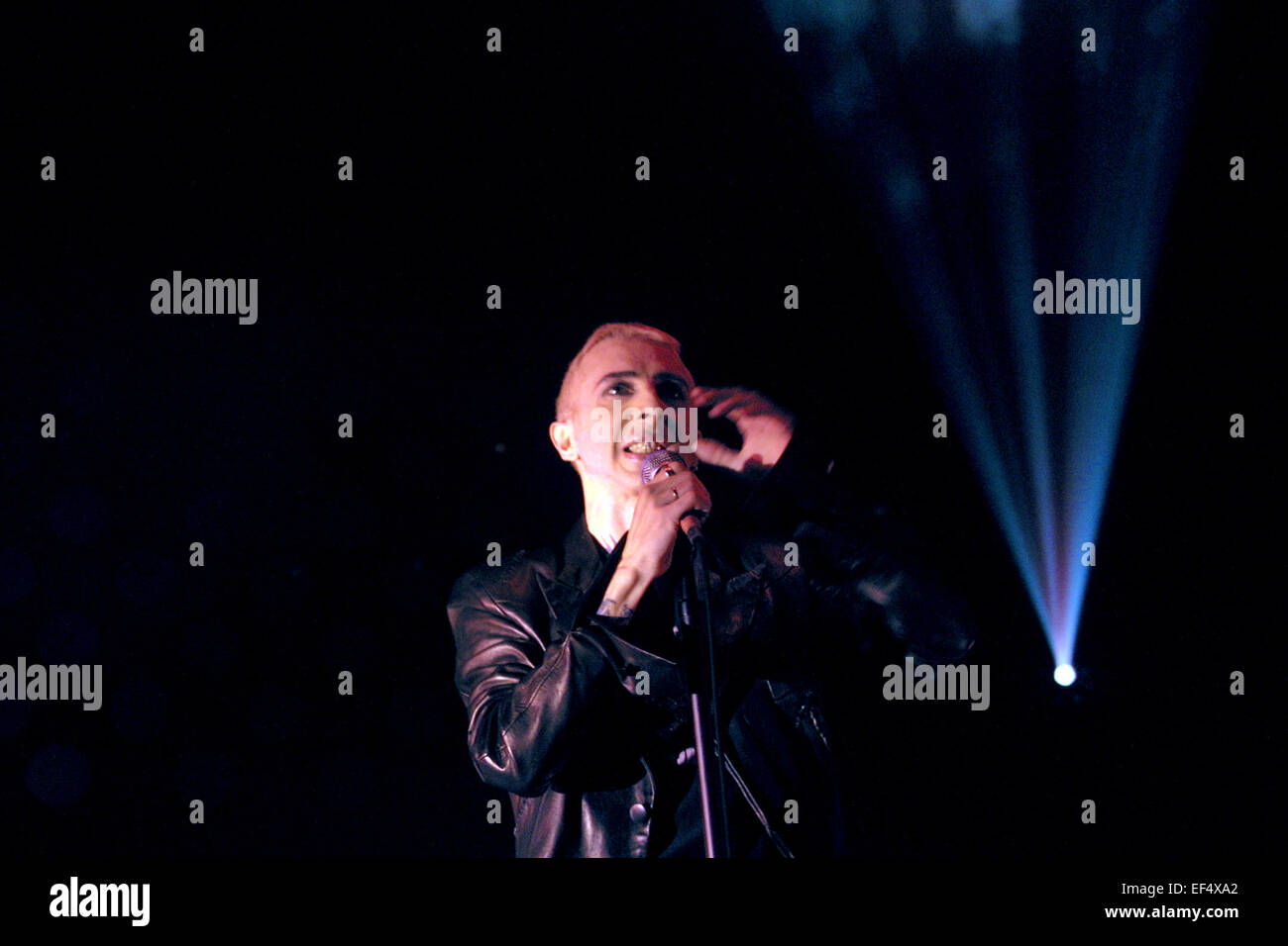 Marc Almond of the British Group Soft Cell in concert at the Brixton Academy, London in 2001 Stock Photo