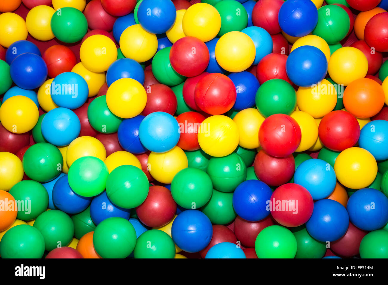 colorful plastic balls in the pool for children to play Stock Photo Alamy